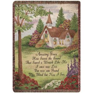 Amazing Grace Tapestry Afghan